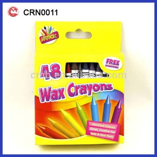 48pcs custom wax color oil bulk crayon set