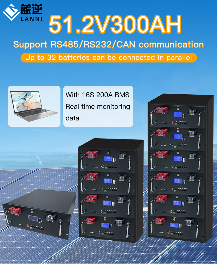 Rack-mounted Lifepo4 15kwh 48v 300ah Solar Battery Pack - Home Backup ...