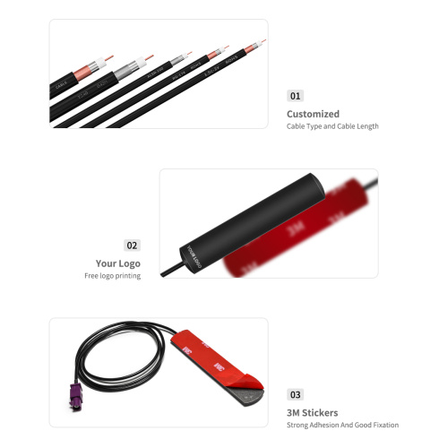 3G -Antenne mit CRC9 -Stecker für Huawei -Modem