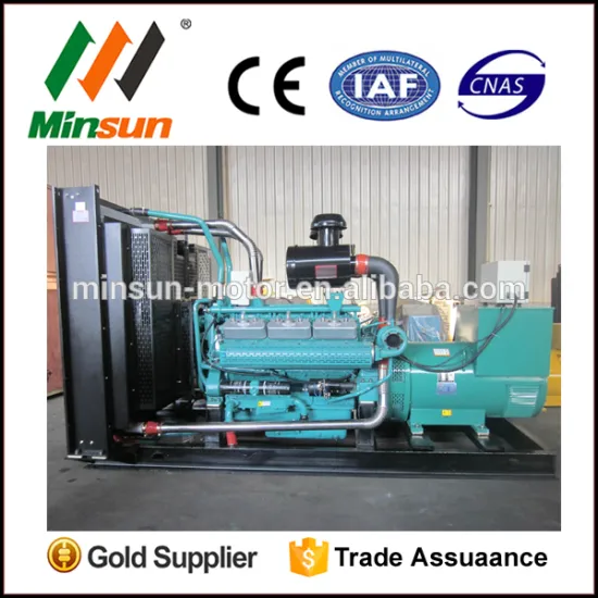 Chinese Shangchai big diesel power generator set 750kva 600kw