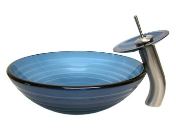 Wash Basin Glass BowlModern Bathroom Basin 4171