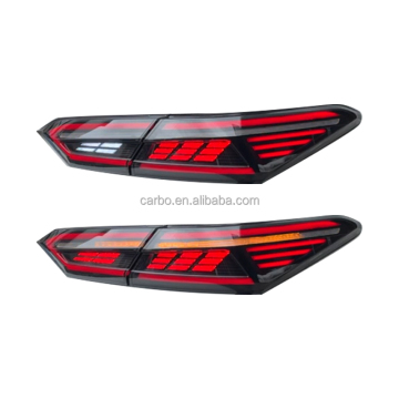 DK MOTION Car LED Tail Lamp Rear Lamp Assembly for Toyota Camry 8th 2018-2021