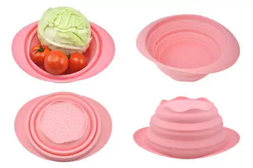 Collapsible Silicone Folding Baskets 