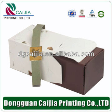 Luxury and fancy book shaped cardboard packing box/book gift packing box