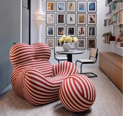 Designer Lazy Single Casual Living Room Lounge Sofa Chair