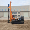 Photovoltaic excavator pile driver