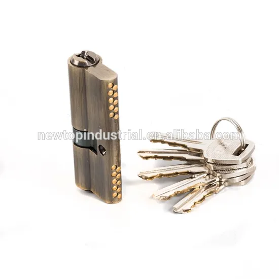 High security zinc alloy metal double open cabinet door cylinder lock