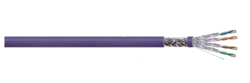 S/FTP shielded CAT 6A Twisted Pair Installation Cable fluke tested armored cat6 cable