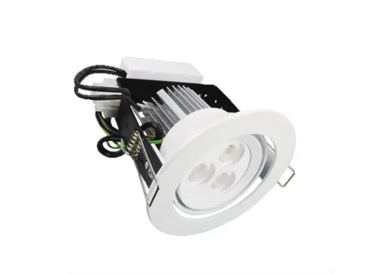 3w / 9w Aluminum Led Ceiling Light Fixture, High Brightness Recessed Led Downlights
