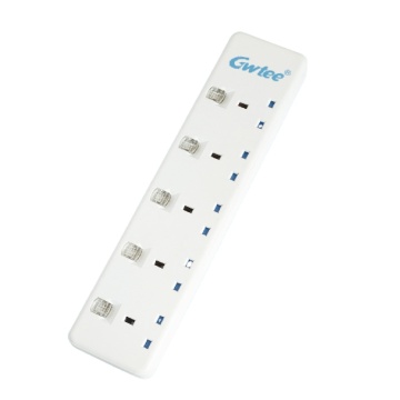 Universal Desktop Power Strip for UK Standard - Pakistan, India, Saudi Arabia, Bangladesh