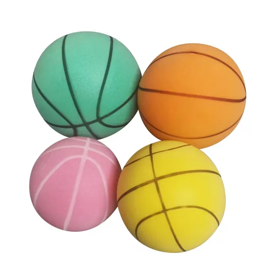 High-Quality Silent Foam Sponge Bouncy Ball for Kids' Playground Sports and Games