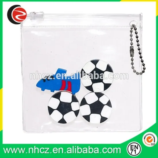 Football Eraser Set for promotion
