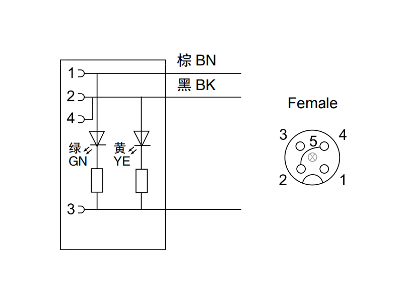 M12 connection cable