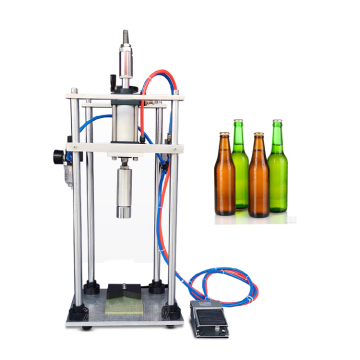 Semi-Auto Pneumatic Beverage Capper - Wine Bottle Sealer Machine