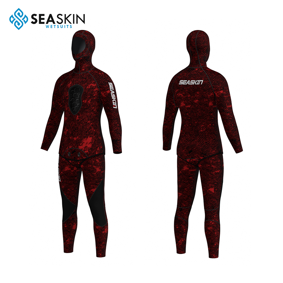 Seaskin 1.5mmカスタムダイビングメンは、スピアフィッシングウェットスーツを泳ぎます