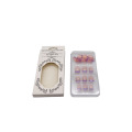Cosmetic transparent false nail blister tray