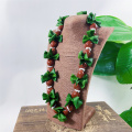 Acrylic Kukui Nut Ti Leaves Shell Mixed Leis