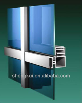 Visible Aluminum Curtain Wall Aluminum extrusions Aluminum Curtain Wall Profiles