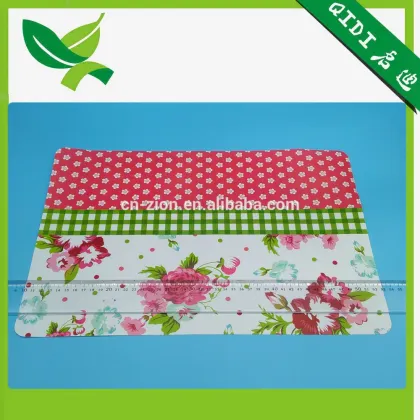 coffee /desk table mat clear plastic table mat