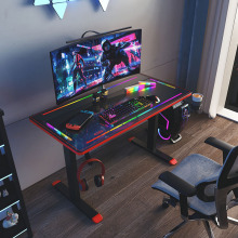 Electric Smart Glass Standing Gaming Desk