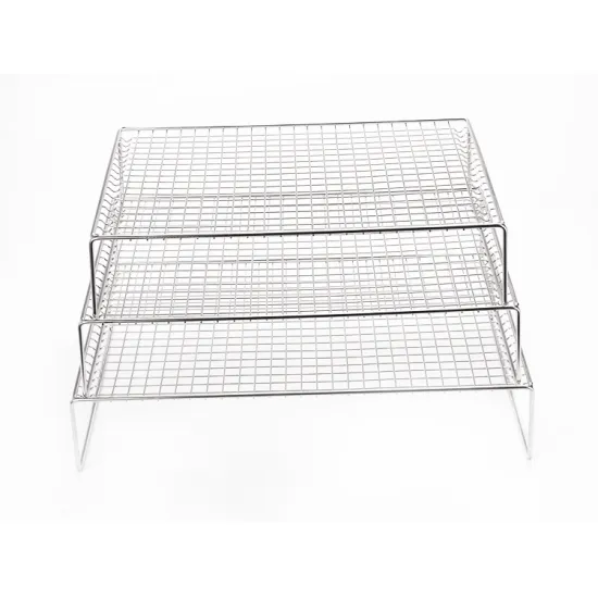 Display Rack Stainless Steel 3-Layer Biscuit Cooling Rack