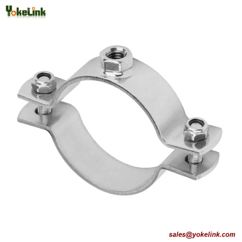 Boleh laras 304 penyangkut paip cincin split keluli tahan karat