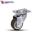 TPE Top Plate Swivel Caster Medical Bed Wheels