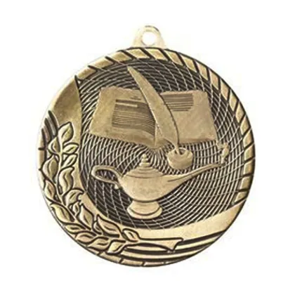 Academic Lamp of Knowledge Metal Medals