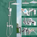 Hot Sale Stainless Steel Rainfall Bathroom Shower Faucet