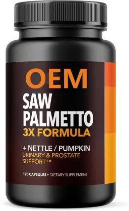 OEM Customized Saw Palmetto Capsule Support Mens Health