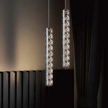 Modern Black Chandelier: Custom Luxury Crystal LED Ceiling Lights