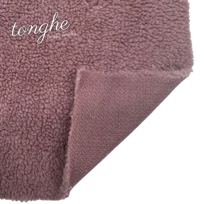 Luxury Velvet Fabric with Icelandic Fleece Texture