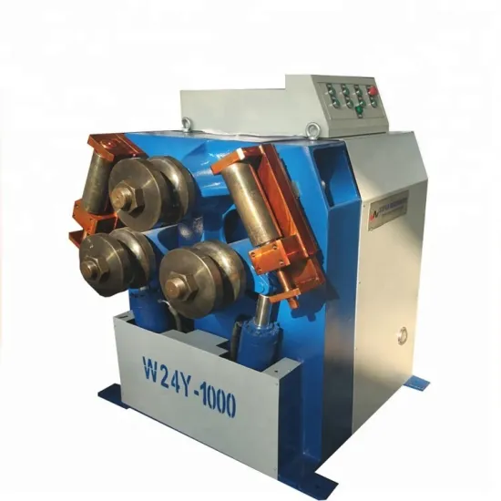 Tube 3 Roll Bender Rolling Bending Machine W24Y-1000