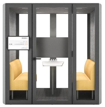 movable silence acoustic booth soundproof office meeting pod