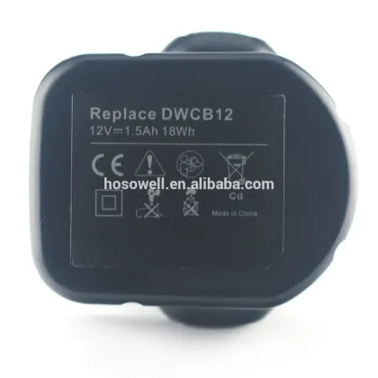 China Manufacturer Power tool battery for Dewalt DWCB12