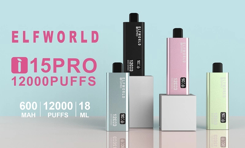 Elf World I 15 dispositivos vape descartáveis ​​profissionais