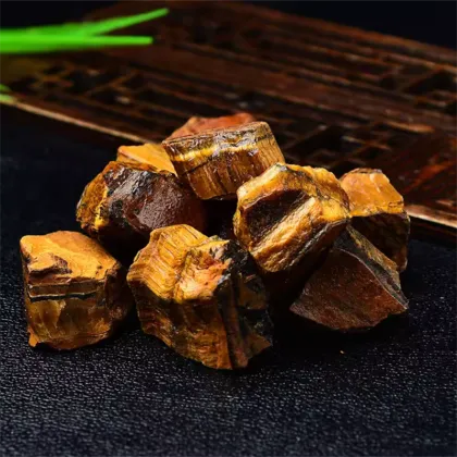 Wholesale Natural Yellow Tiger Eye Stone Reiki Crystal Loose Raw Stone