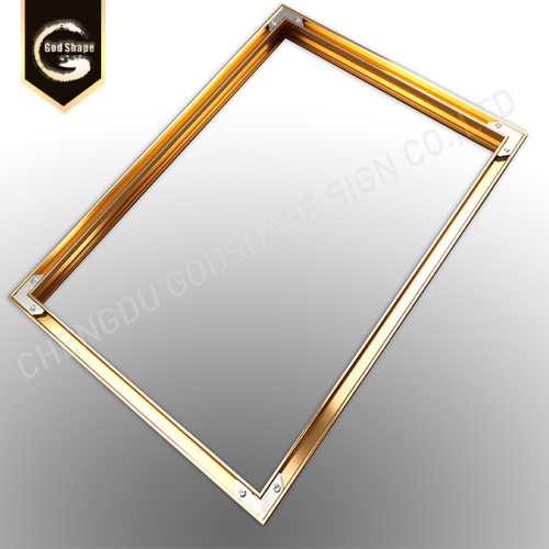 Mirror Golden Aluminum Poster Picture Photo Frame