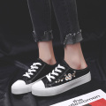 Shoes Flower Embroidery patch Slippers Lace-up Fashion