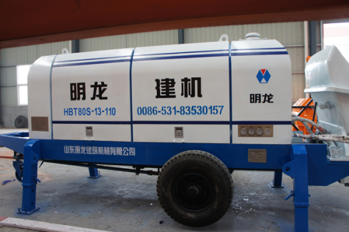 Hbt80 Concrete Pump, China Trailer Concrete Pump