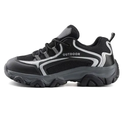 Summer Large Size Men's Anti-Slip Custom Jogging Hiking Shoes