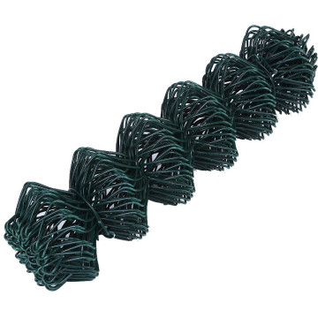 3.5 / 4.75mm Green Chain Link Fence para la construcción