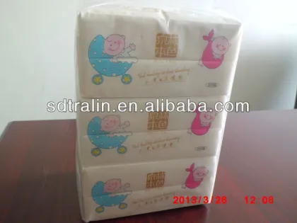 Natural Color Free Dust And Scrap Facial Tissue