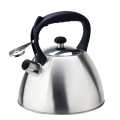 Whistling stove top kettle with capsule bottom