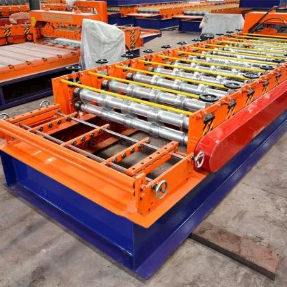 high reputation 77 slats making flor decking roll forming structure machine in china