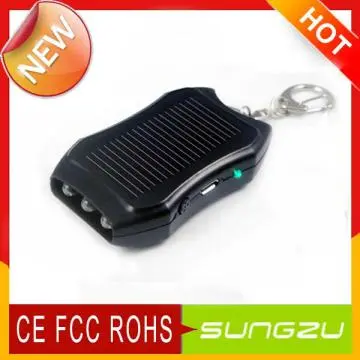 Mini Solar Charger with Keychain /Solar Rechargeable Bank Charger