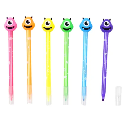 6-Pack Monster Novelty Highlighter Set