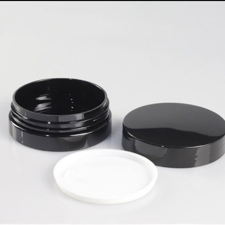 stoples plastik pet hitam matte toples kosmetik