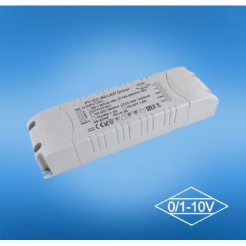 Motorista conduzido dimmable do triac de 24v / dc 2500ma 60w