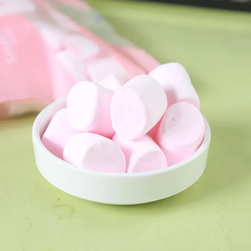 Soft White Strawberry Flavor Marshmallow Candy